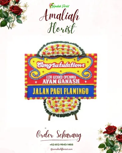 Bunga Papan Congratulation di Abangsongan